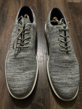 SWIMS Men's Knit Sneakers 13 Gray Marbled Lightweight Breathable Casual Lace Up